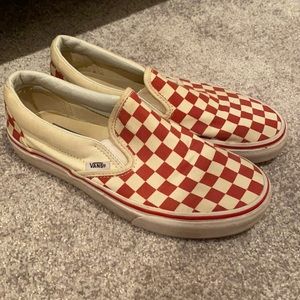 bleaching checkered vans